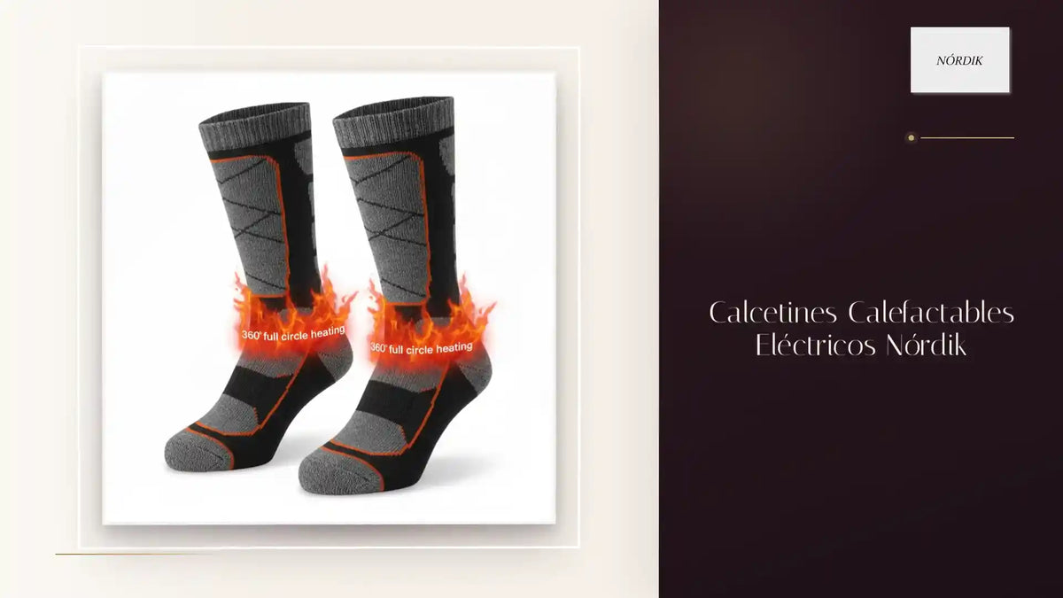 Calcetines Calefactables El&eacute;ctricos N&oacute;rdik by@Outfy